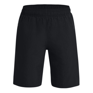 UA WOVEN GRAPHIC SHORTS-BLK