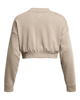 UA RIVAL TERRY OS CROP CRW