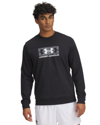 UA RIVAL TERRY LOGO CREW Q2