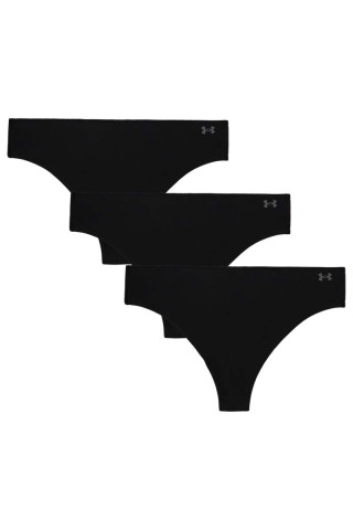 Donji veš UA PURE STRETCH NO SHOW THONG -SOLID 3PK 
