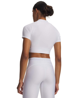 HEATGEAR CROP MOCK SS 