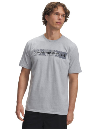 UA CAMO CHEST STRIPE SS