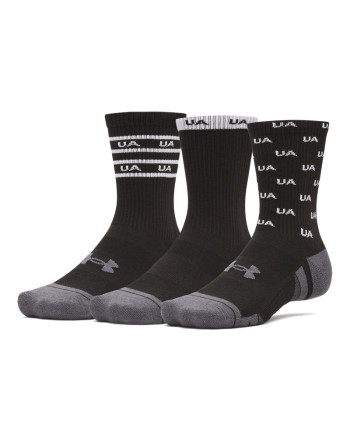 UA PERF TECH NOV 3PK CREW-PAK 