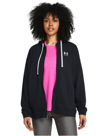 UA RIVAL TERRY OS FZ HOODED 