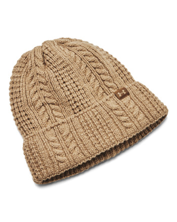 W HALFTIME CABLE KNIT BEANIE 
