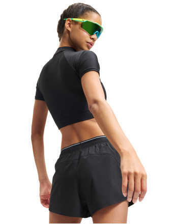 HEATGEAR CROP MOCK SS 