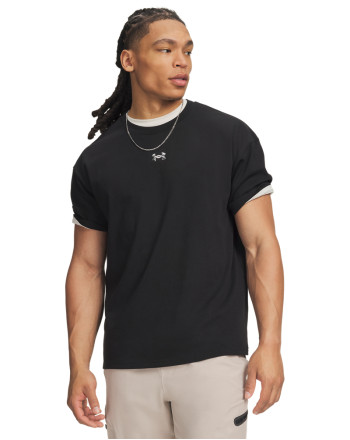 Majica kratkih rukava UA M HWT METAL LOGO SS 