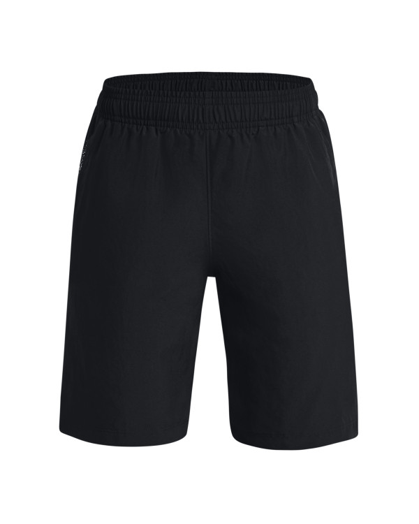 UA WOVEN GRAPHIC SHORTS-BLK