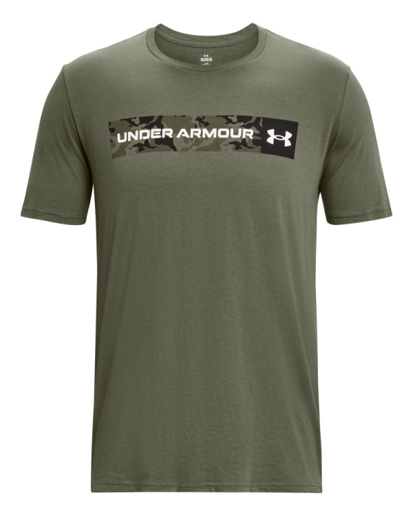 UA CAMO CHEST STRIPE SS