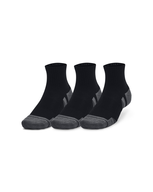 UA PERFORMANCE COTTON 3P QTR-PAK 