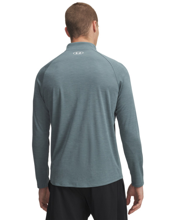 UA TECH TEXTURED 1/2 ZIP 