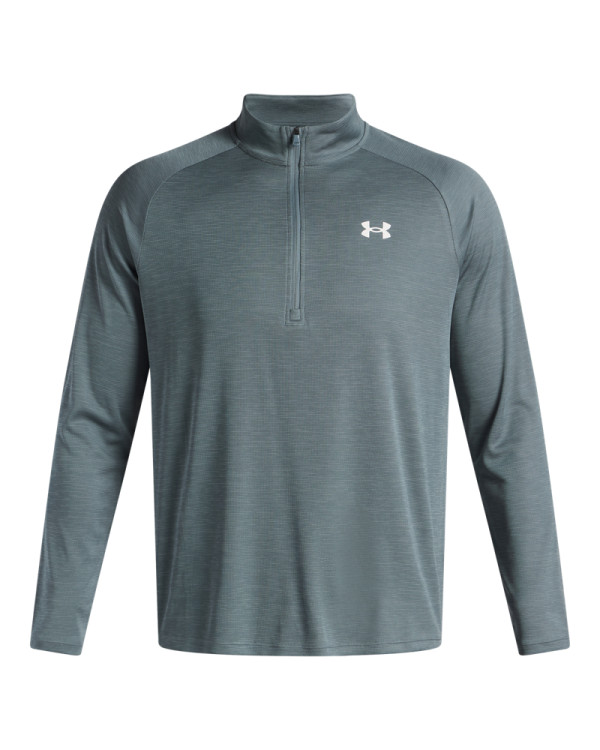 UA TECH TEXTURED 1/2 ZIP 