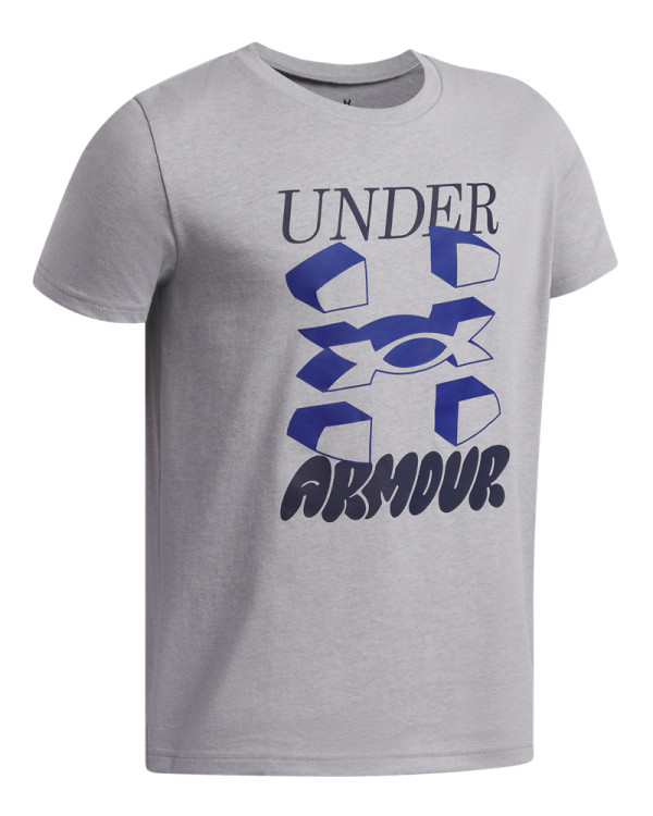 Majica kratkih rukava UA B SPLIT BIG LOGO SS 