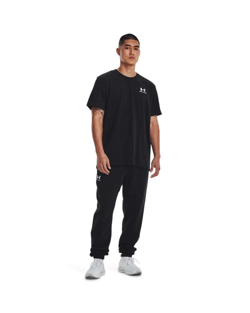 UA M LOGO EMB HEAVYWEIGHT SS