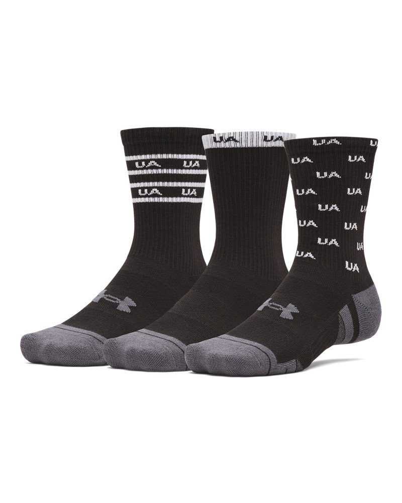 UA PERF TECH NOV 3PK CREW-PAK 
