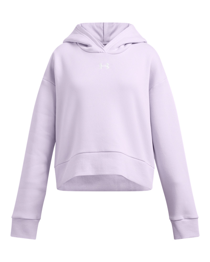 UA RIVAL FLEECE CROP HOODIE