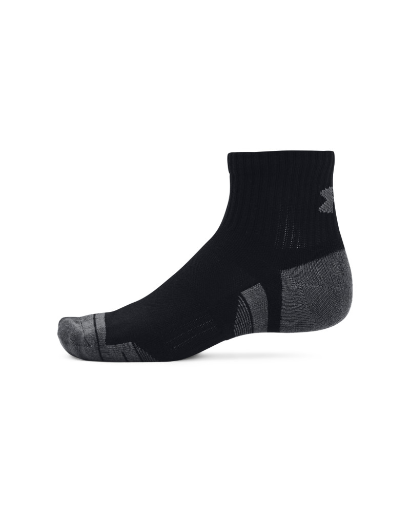 UA PERFORMANCE COTTON 3P QTR-PAK