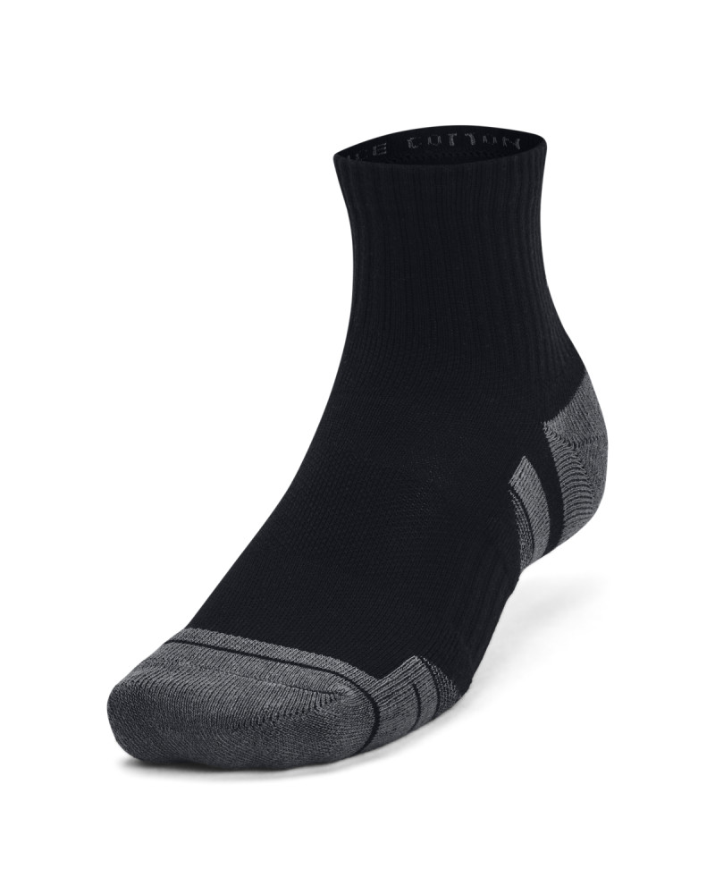 UA PERFORMANCE COTTON 3P QTR-PAK