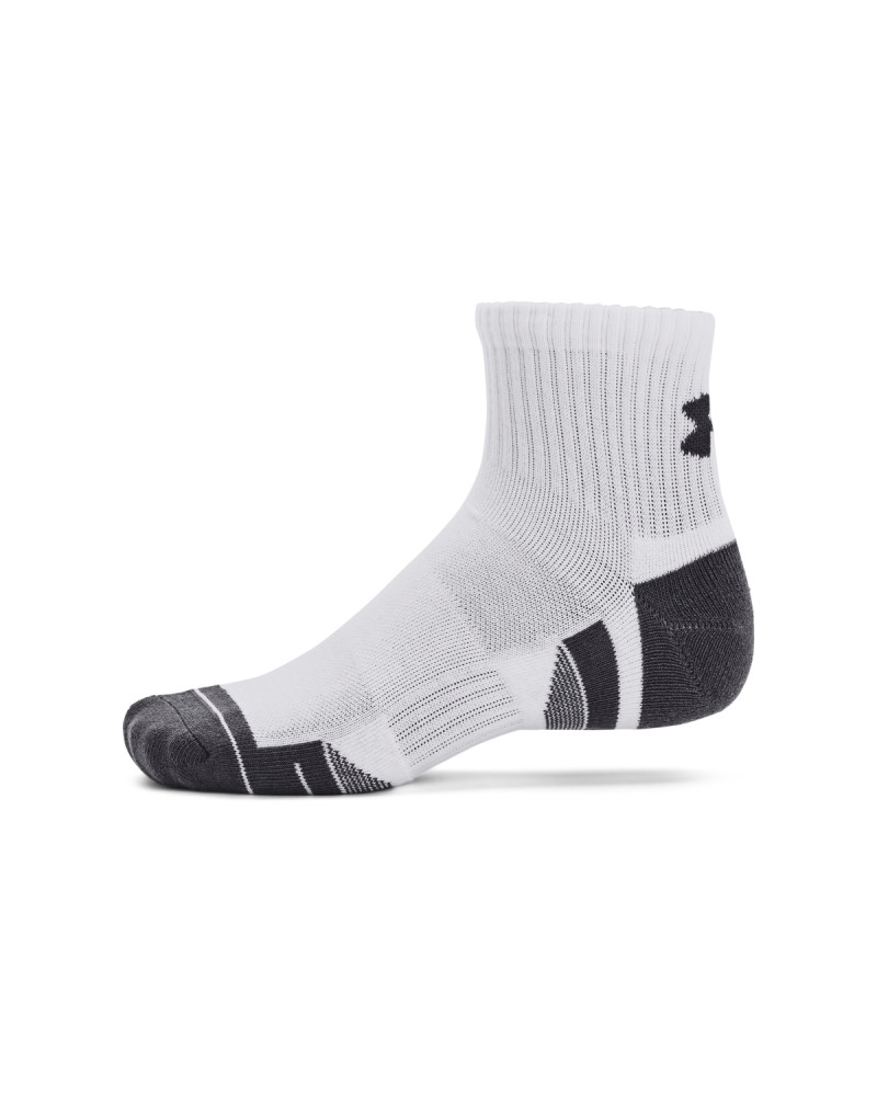 UA PERFORMANCE COTTON 3P QTR-PAK
