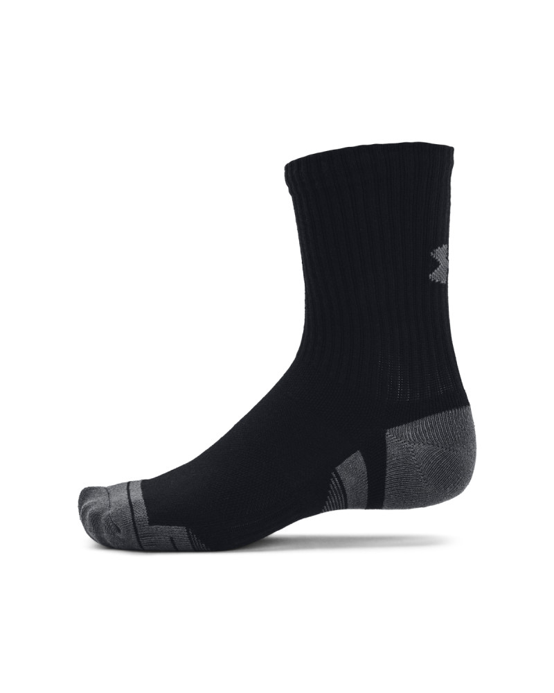 UA PERFORMANCE COTTON 3P MID-PAK