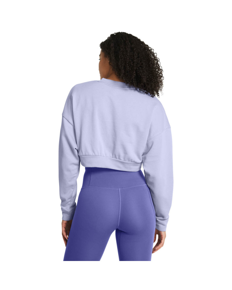 UA RIVAL TERRY OS CROP CRW