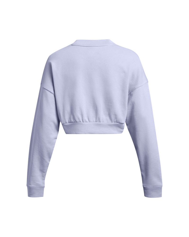 UA RIVAL TERRY OS CROP CRW