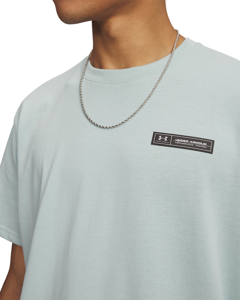 UA HW ARMOUR LABEL SS 